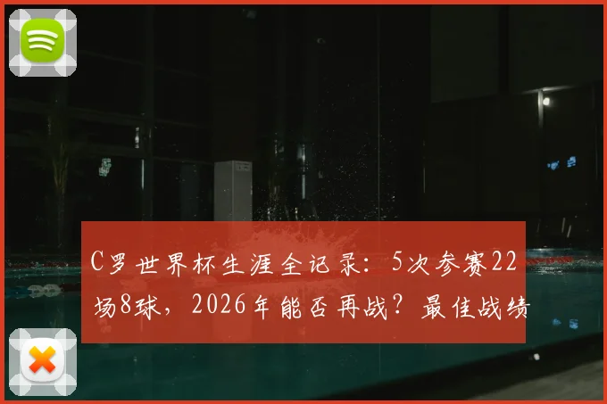 C罗世界杯生涯全记录：5次参赛22场8球，2026年能否再战？最佳战绩4强详解与历史地位分析